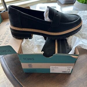 TOMS Black Loafers